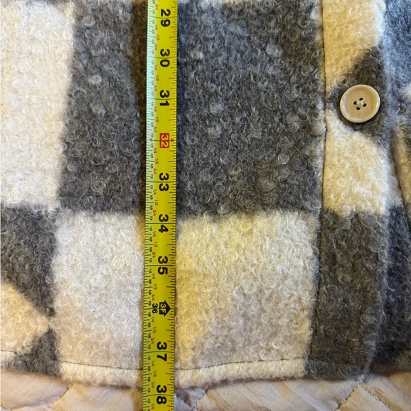 Maurices Cream and Gray Patterned Jacket - Picture 3 of 6